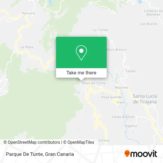 Parque De Tunte map
