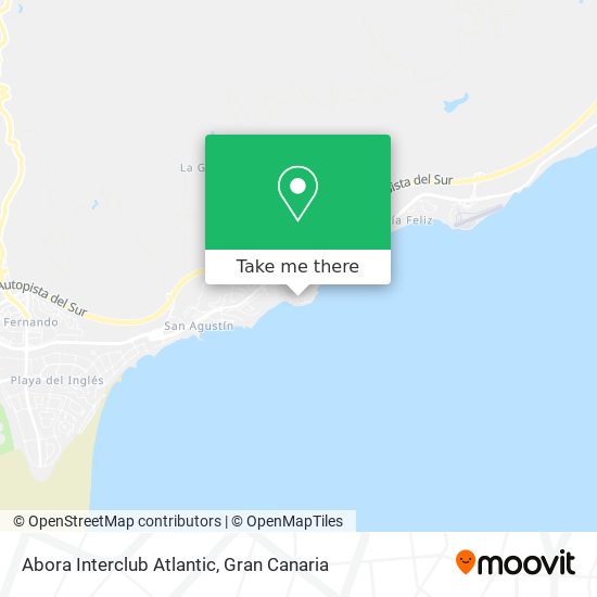 mapa Abora Interclub Atlantic