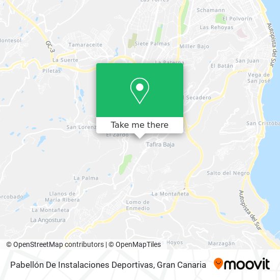 Pabellón De Instalaciones Deportivas map