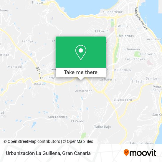 Urbanización La Guillena map