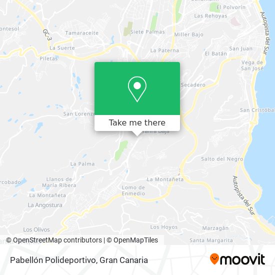 Pabellón Polideportivo map