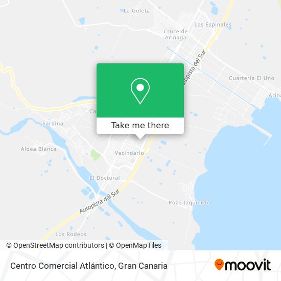 How to get to Centro Comercial Atlántico in Santa Luc�De Tirajana by Bus?