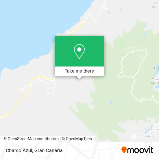 Charco Azul map