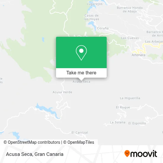 Acusa Seca map