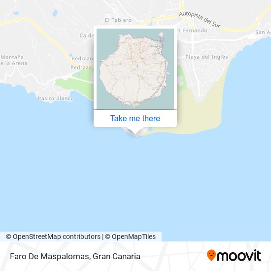 Faro De Maspalomas map