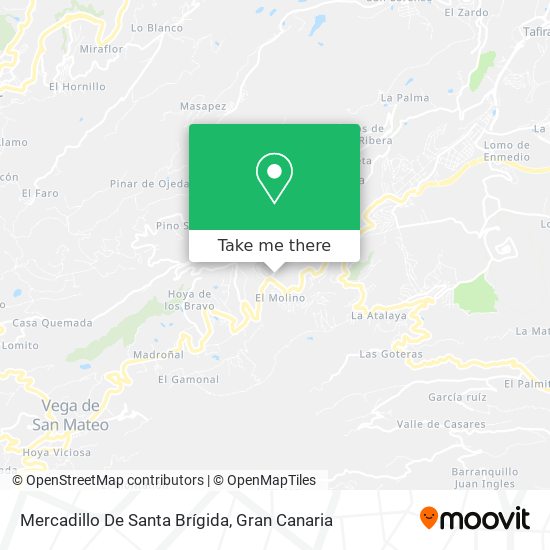 Mercadillo De Santa Brígida map