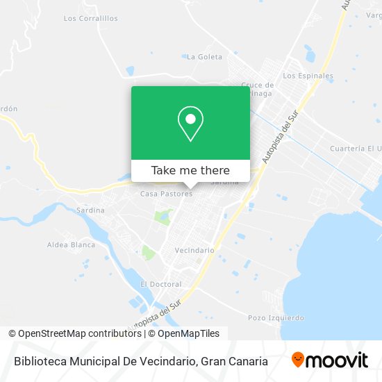 Biblioteca Municipal De Vecindario map