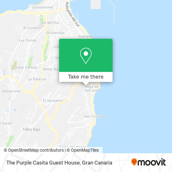 The Purple Casita Guest House map