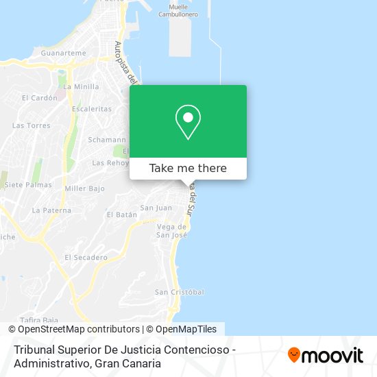 Tribunal Superior De Justicia Contencioso - Administrativo map
