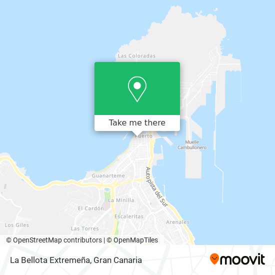 La Bellota Extremeña map