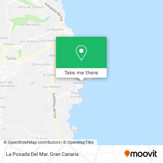 La Posada Del Mar map