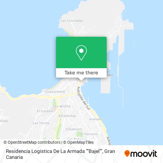 Residencia Logística De La Armada ""Bajel"" map