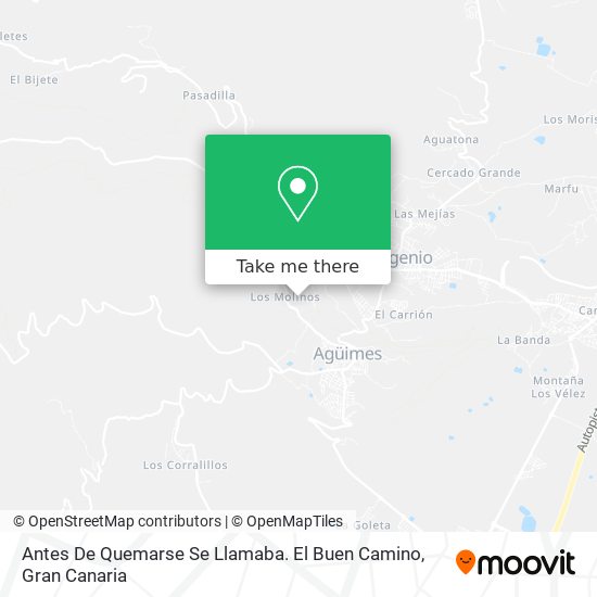 Antes De Quemarse Se Llamaba. El Buen Camino map
