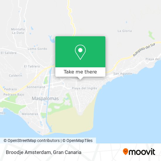 Broodje Amsterdam map