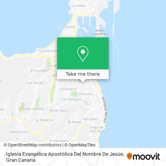 Iglesia Evangélica Apostólica Del Nombre De Jesús map