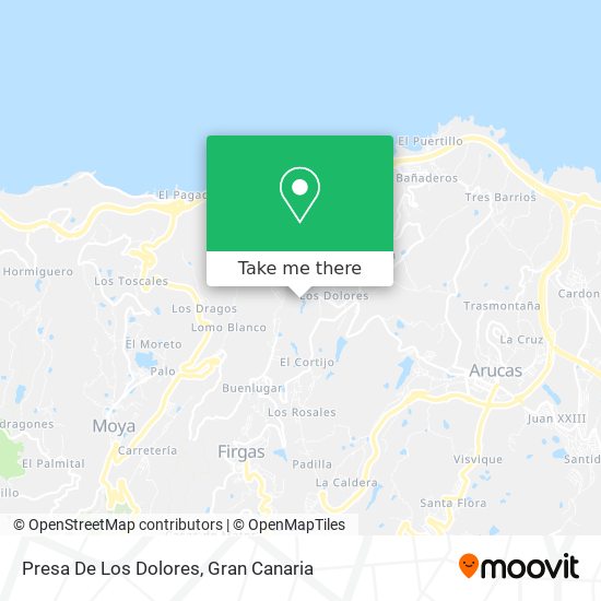 Presa De Los Dolores map