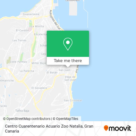 Centro Cuarentenario Acuario Zoo Natalia map