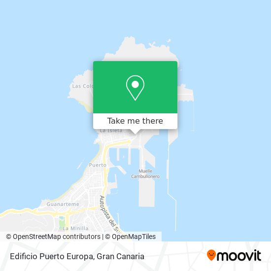 Edificio Puerto Europa map