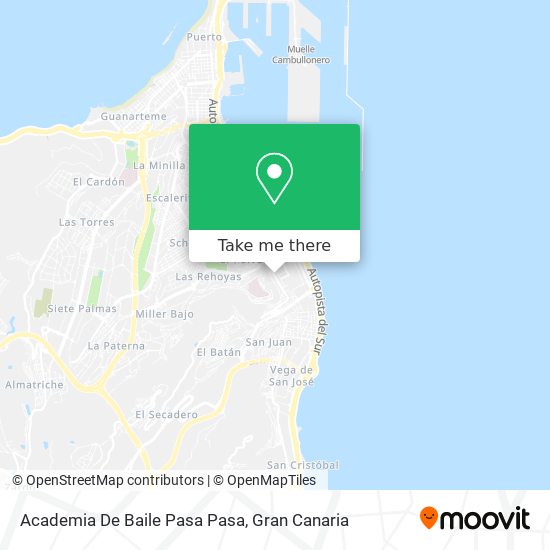 Academia De Baile Pasa Pasa map