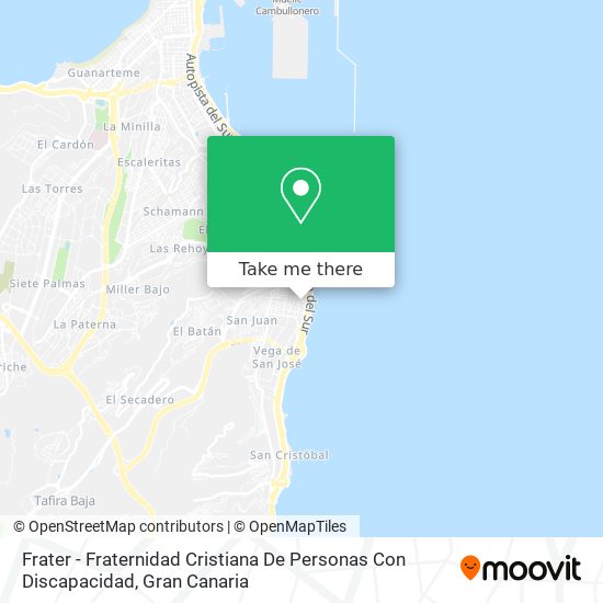 Frater - Fraternidad Cristiana De Personas Con Discapacidad map
