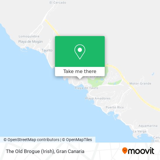 The Old Brogue (Irish) map