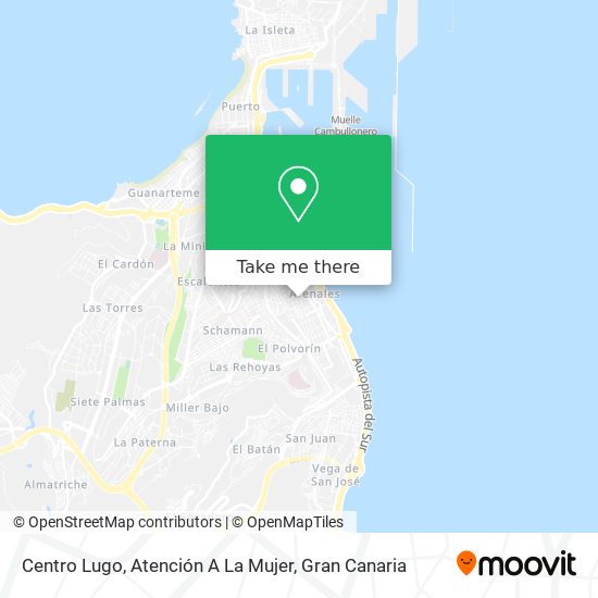 Centro Lugo, Atención A La Mujer map