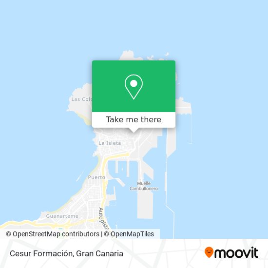 Cesur Formación map