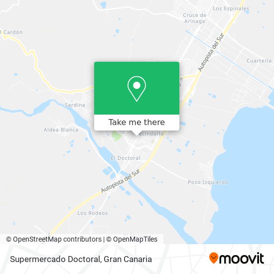 Supermercado Doctoral map