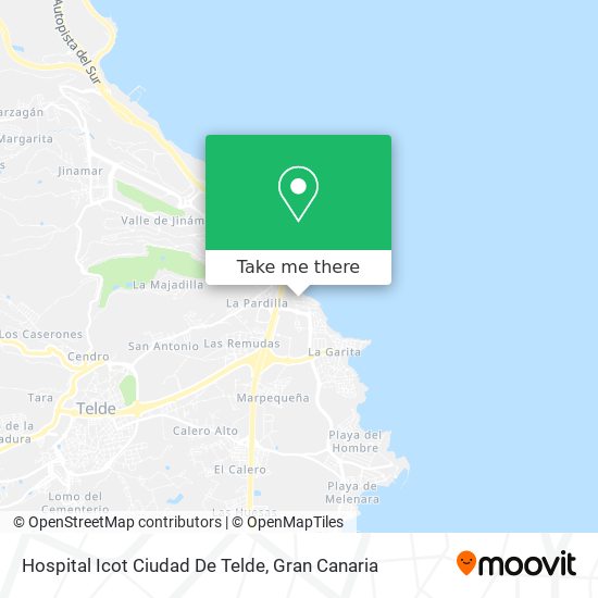 Hospital Icot Ciudad De Telde map
