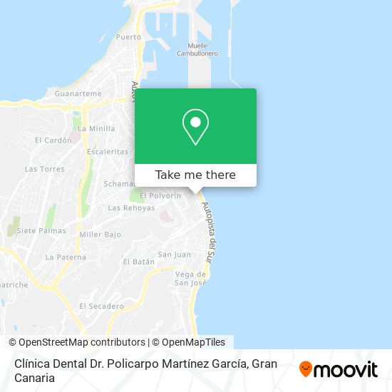 Clínica Dental Dr. Policarpo Martínez García map