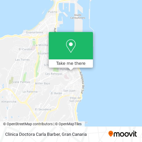 Clínica Doctora Carla Barber map