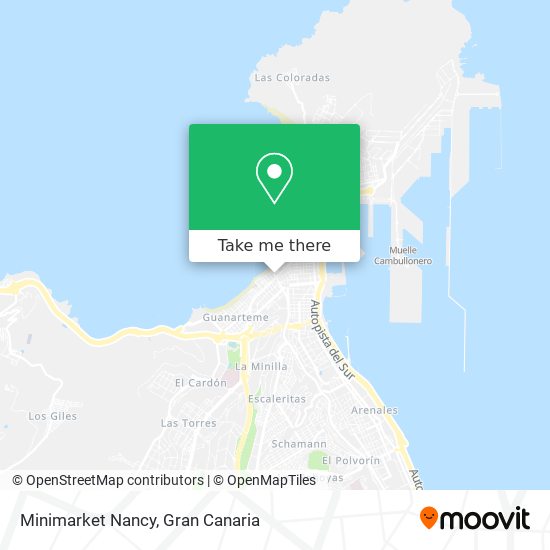 Minimarket Nancy map