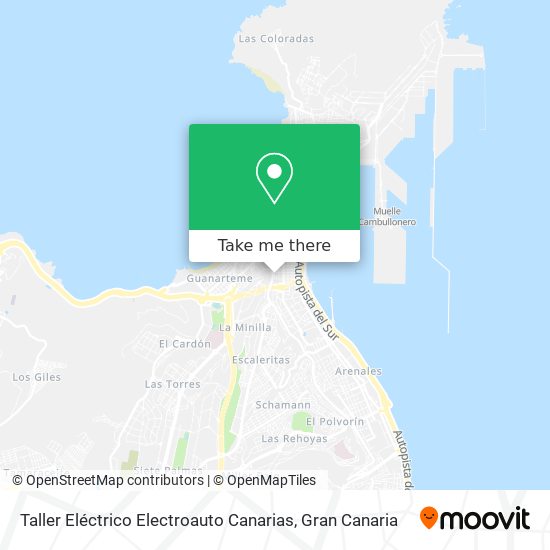 Taller Eléctrico Electroauto Canarias map