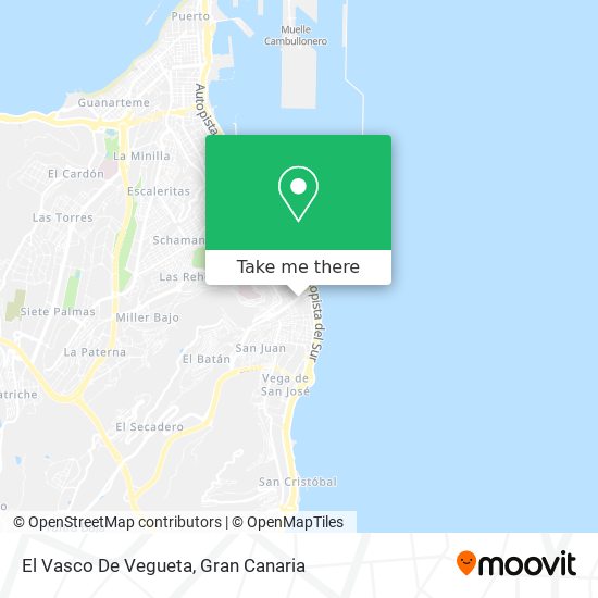 El Vasco De Vegueta map
