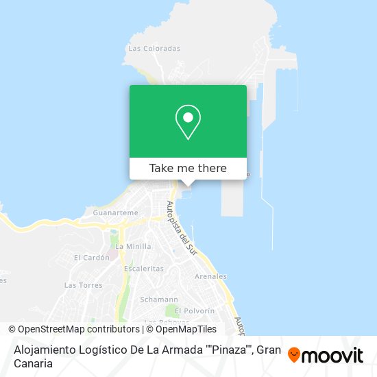 Alojamiento Logístico De La Armada ""Pinaza"" map