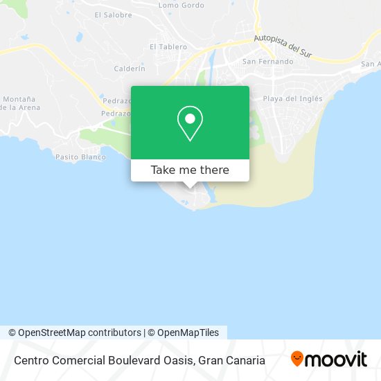 Centro Comercial Boulevard Oasis map