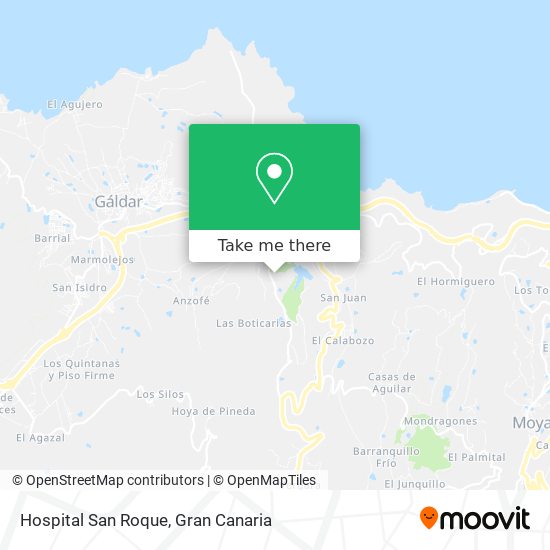 Hospital San Roque map