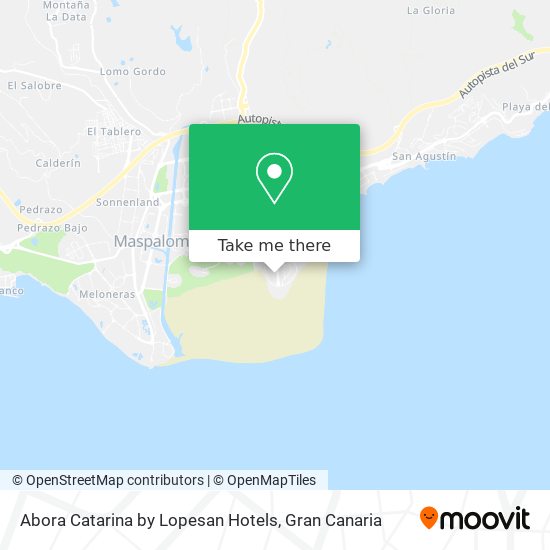 Abora Catarina by Lopesan Hotels map