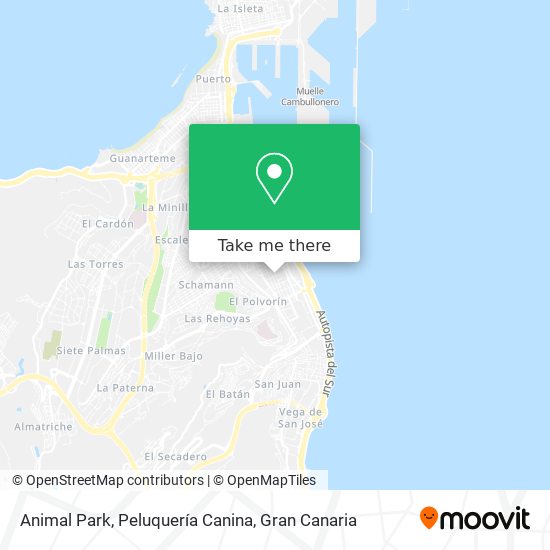 Animal Park, Peluquería Canina map