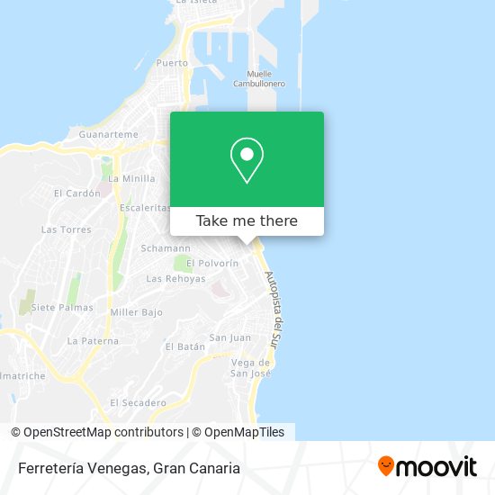 Ferretería Venegas map