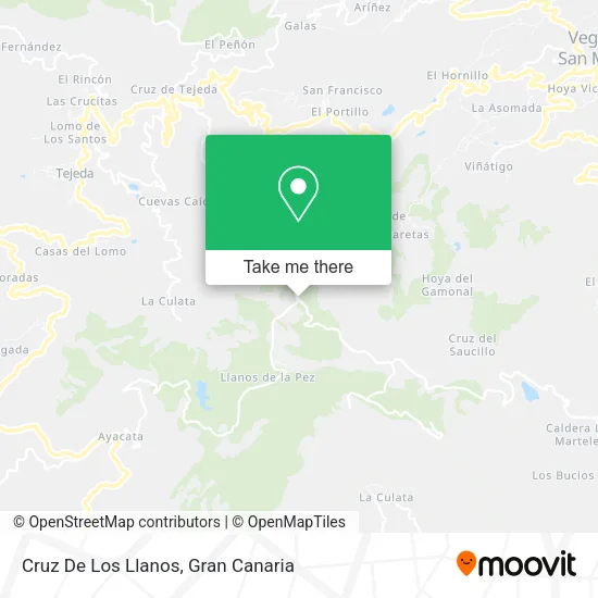 Cruz De Los Llanos map
