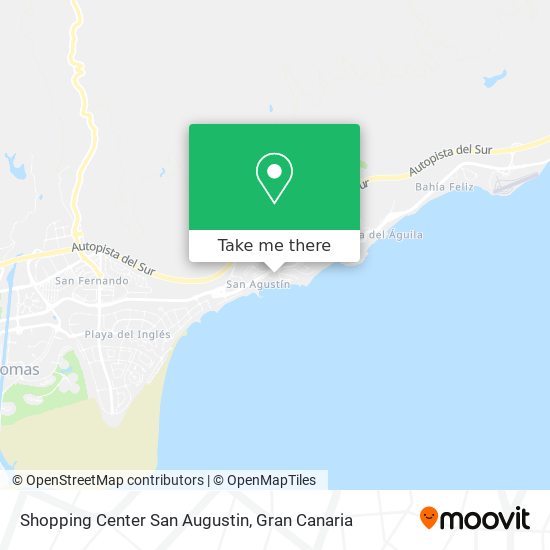 Shopping Center San Augustin map