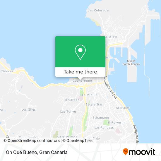 Oh Qué Bueno map