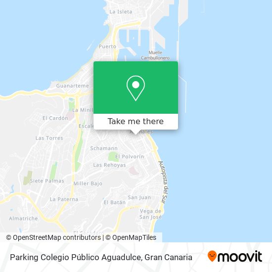 Parking Colegio Público Aguadulce map