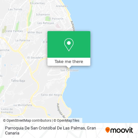 mapa Parroquia De San Cristóbal De Las Palmas