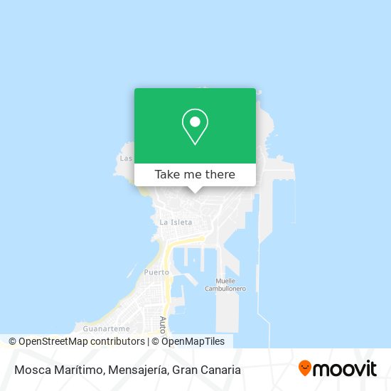 Mosca Marítimo, Mensajería map