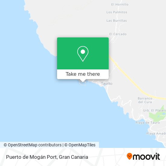 mapa Puerto de Mogán Port