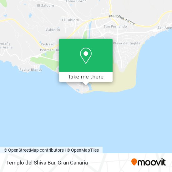 Templo del Shiva Bar map