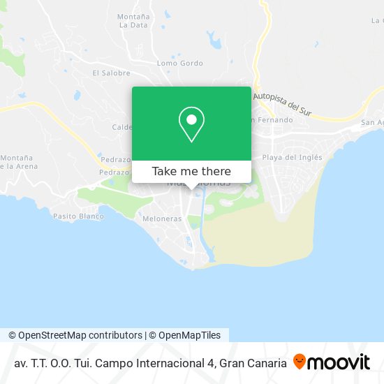 mapa av. T.T. O.O. Tui. Campo Internacional 4