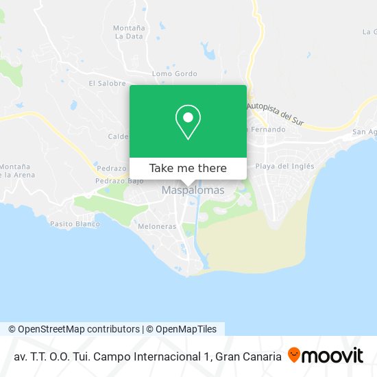 mapa av. T.T. O.O. Tui. Campo Internacional 1